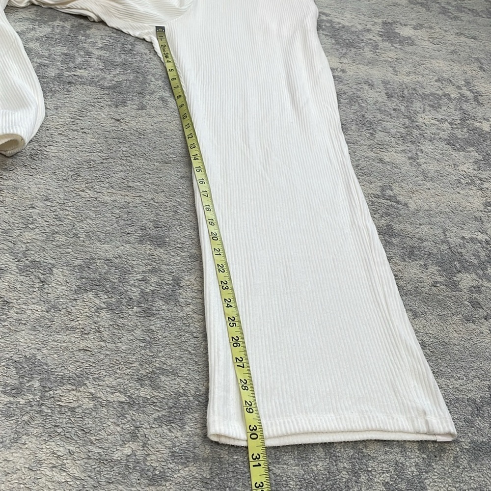 New Tommy Bahama Island Soft Sea Cove Rib Pant White Lounge Resort Sz L - Picture 10 of 13